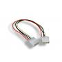 12 Inch PC Power Cable Extension 5.25 Molex 4 Pin Male to Female 12IN LP4
