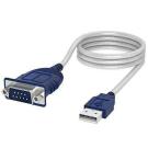 USB 2.0 DB9-Male Serial Port Cable 6FT Blue Sabrent CB-DB9P