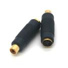 SVideo Adapter Mini Din 4 Female to RCA-F