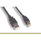 USB Printer Cable 6ft High Speed A-B Male Cord HP Canon Epson Dell